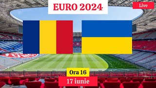 LiveRomaniaUcraina  Euro 2024  Romania spulberă Ucraina cu scor de neprezentare 30 [upl. by Knobloch]