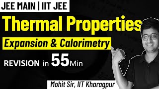 Thermal Properties of Matter  Complete REVISION for JEE Physics  Mohit Sir IITKGP [upl. by Asante]