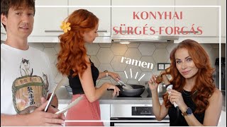 Ramen készítés  Élménybeszámoló VLOG  Viszkok Fruzsi [upl. by Tory]