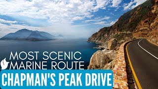 DRIVING ON SCENIC CHAPMANS PEAK DRIVE Cape Town South Africa [upl. by Whelan]