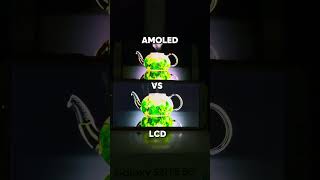 AMOLED VS LCD Display Display amoled lcd ytshorts shorts [upl. by Marlow]