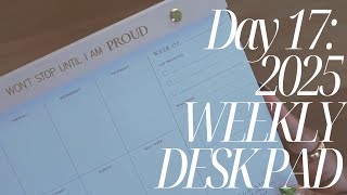 2025 Weekly Desk Planner  Daily Planning System  Planner System Unboxing 2025  Goldmine amp Coco [upl. by Lauber]