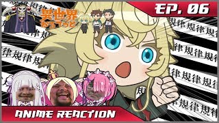 DISCIPLINE  Anime Reaction Isekai Quartet Ep 06 [upl. by Nnav251]