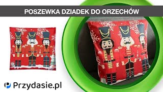 Poszewka poduszkę dekoracyjna 40x40 jasiek święta dziadki do orzechów  PrzydaSiePL [upl. by Adnolahs]