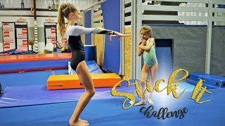 Gymnastics Stick It Challenge Kaia SGG [upl. by Eerrahs]