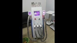 3 Cryolipolysisdouble chinRFCavitationLipo laser slimming machine [upl. by Meredi]