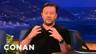 Ricky Gervais Is A Master Of Flattering Self Portraits  CONAN on TBS [upl. by April]