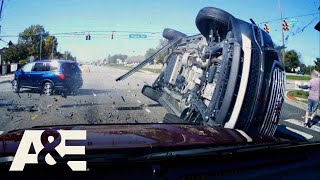 Caught On Dash Cam  Top 6 Most Shocking Moments  Part 2  Road Wars  AampE [upl. by Erodroeht812]