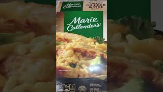 Marie Callenders Aged Cheddar Cheesy Chicken amp Rice Bowl Review Shorts Callenders [upl. by Opaline]