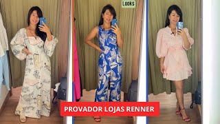 PROVADOR MACACÕES E VESTIDOS NA RENNER [upl. by Yrocej4]