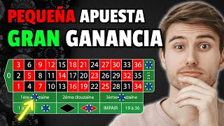 🔥 La ESTRATEGIA RULETA que permite GANAR MUCHO con pequeñas apuestas ruleta casino [upl. by Nove]