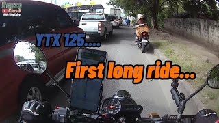 YTX 125 My first long ride 3 EPs [upl. by Ardnuassac]