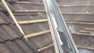 LEAKING ROOF VALLEY FIXED IN BEDWAS ROAD CAERPHILLY [upl. by Rogozen]