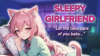 Sleepy Girlfriend gives you affection SleepAid ASMR [upl. by Zetniuq]