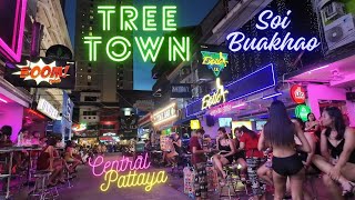 4K Central Pattaya Today  Soi Buakhao Tree Town Candid Walks August 2024 Thailand [upl. by Korb536]