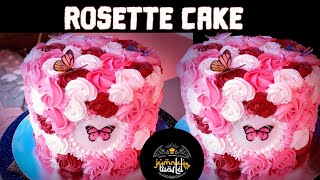 Rosette cake  rosette cake malayalam  short video  rosette cake in 10 minutes  short [upl. by Mukul]