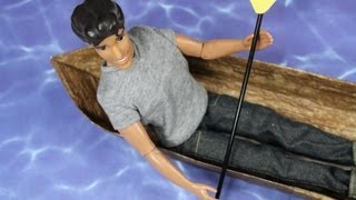 How to Make a Doll Boat  Doll Crafts [upl. by Sorce]