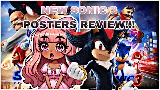 2 new Sonic 3 posters review Featuring Shadow the Hedgehog [upl. by Leumhs]