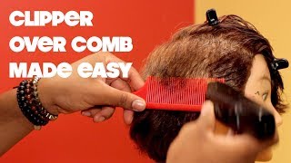 How To Clipper Over Comb In Less Than 5 Minutes Video [upl. by Adalai]