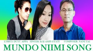 Mundo Niimi Kapa Biila Song with Lyrics II Apatani new song II SingerDuyu Appa amp Koj Ampi Gyati II [upl. by Sucramat]