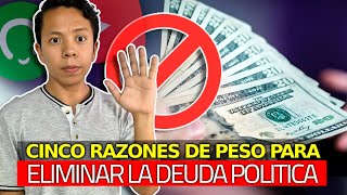 🔥 Cinco Razones DE PESO para Eliminar la Deuda Política en El Salvador [upl. by Atnoled]