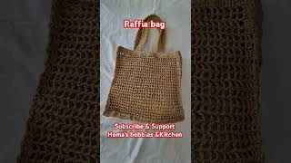 Raffia bag comedy funny motivation viralvideo ytshorts crocheting [upl. by Yhtomot]