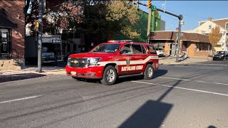 Allentown fire department battalion chief 43 responding [upl. by Temme342]