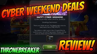 CYBER WEEKEND OFFER REVIEW 2022  Thronebreaker  Marvel Contest of Champions [upl. by Bebe]