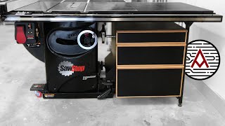 DIY Table Saw Storage Cabinet  Plans [upl. by Anytsyrk]