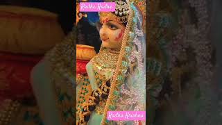 Radha Rani shortsvideo statusvideo song music radhakrishna cute beautiful [upl. by Adnohryt]