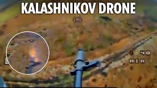 Watch Ukraine unleash Queen Hornet drone strapped with AK47 to blast Russian troops [upl. by Gosser]