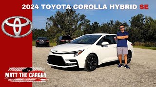 The Best Compact Sedan Of 2024 Toyota Corolla Hybrid Se Walkaround And Test Drive [upl. by Christyna]