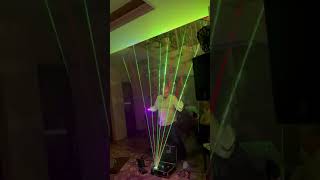 Laser Harp performance at the bar on new years party 3 [upl. by Ronoel]