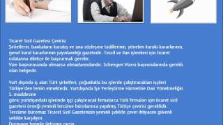 Ticaret Sicil Gazetesi Çevirisi Tel 0212 216 80 51 wwwgercektercumecom [upl. by Shellie]