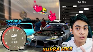 Toyota SUPRA MK5 Gear Ratio 1695hp  Car Parking Multiplayer 485 [upl. by Dixon350]