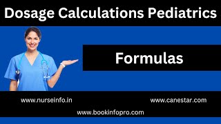 Dosage Calculations Pediatrics Formulas  SNB EXAMINATION  SINGAPORE NURSING BOARD [upl. by Ellehsat]