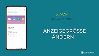 Anzeigegröße ändern  Xiaomi Android 12  MIUI 13 [upl. by Cyna497]