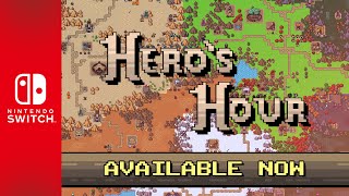 Heros Hour  Nintendo Switch Release Trailer [upl. by Llerrej]