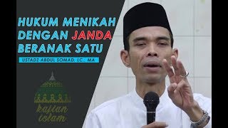 Hukum Menikah Dengan Janda  Ustadz Abdul Somad LC  MA [upl. by Kathye]