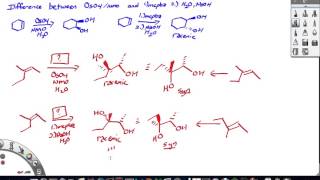 343 Difference between OsO4NMO and mcpbahydrolysis [upl. by Hynda]