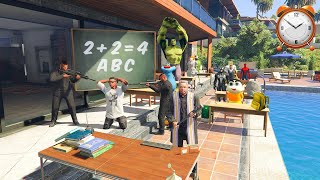 FRANKLIN Ask Question amp Answers In His Tution With Shinchan In GTA V  ShivGam Gaming [upl. by Milton]