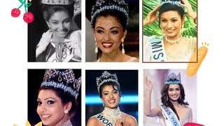 Miss Worlds From India amp their story and Top lessons to learn Learning Reita Faria Aishwarya [upl. by Tamar620]