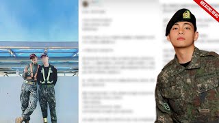 BTSs V Congratulates Jhope on His Military Discharge 🤩✨ Heartwarming Friendship [upl. by Treat438]