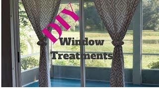 DIY Window Treatments  Repair holes in the wall [upl. by Acir]