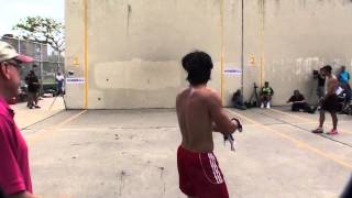 2014 USHA National 1wall Small Ball Mens Singles Final Part 1 [upl. by Neehs776]