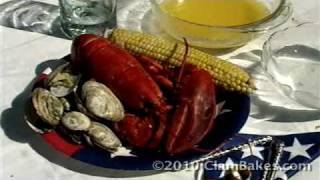 ClambakeTv Traditional  lobsters clams mussels corn [upl. by Frannie970]