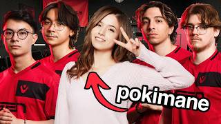 We let POKIMANE join the Valorant Team for 24 Hours [upl. by Artie]