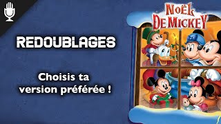 ⏪ Redoublages de Films LE NOËL DE MICKEY Version 1983 vs 1993 vs 2002 [upl. by Stromberg]