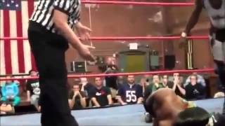 Wrestler Breaks His Neck Doing BackFlip [upl. by Peggir]