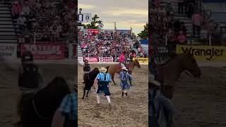 Caldwell Night Rodeo 72 points tie for the win summer 2022 bullriding cowboys rodeolife rodeo [upl. by Narad160]